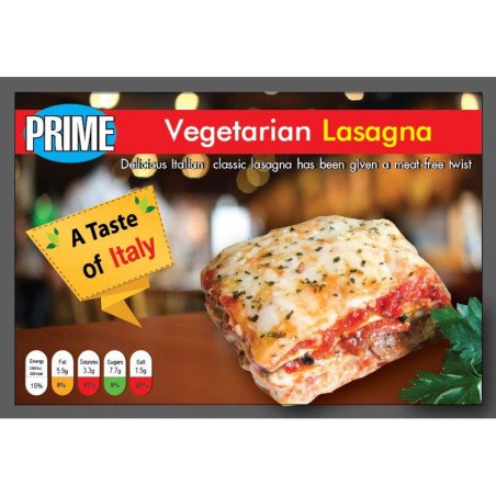 Vegetarian Lasagna - 1 Delicious Vegetarian Lasagna - Flavorful & Healthy Meal!Savor our delicious Vegetarian Lasagna, layered w