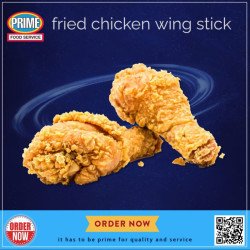Fried Chicken wing stick (Approx. 16 Pcs/Kg) - 1 Crispy Fried Chicken Wing Sticks - 16 Pcs/Kg Delight!Crispy and flavorful Fried