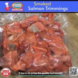 Smoked Salmon Trim 1kg - 1 Smoked Salmon Trim 1kg - Premium Seafood DelightIndulge in our premium Smoked Salmon Trim 1kg, perfec