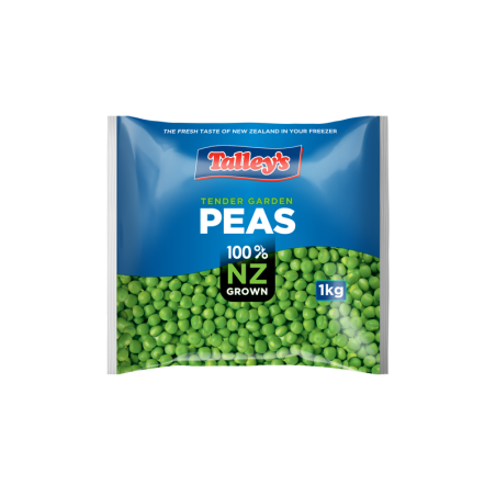 Talleys Garden Peas 1kg - 1 Talleys Garden Peas 1kg - Fresh & Convenient Veggie ChoiceEnjoy the freshness of Talleys Garden Peas